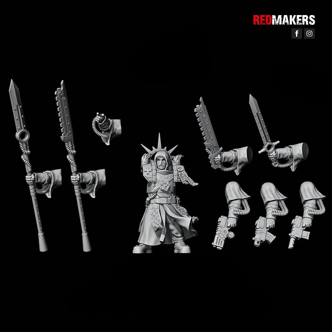 Red Makers Janissaries Lieutenant and Command Squad (Custom Order) - product image 2 of 10