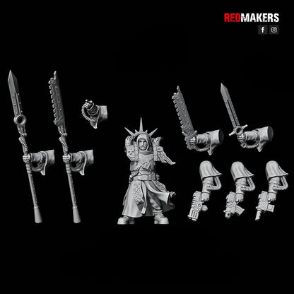 Red Makers Janissaries Lieutenant and Command Squad (Custom Order) - product image 2 of 10