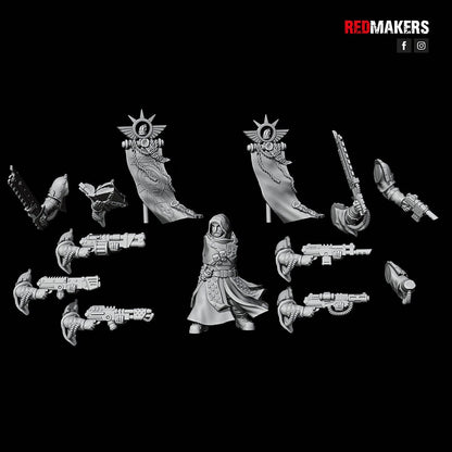 Red Makers Janissaries Lieutenant and Command Squad (Custom Order) - product image 10 of 10
