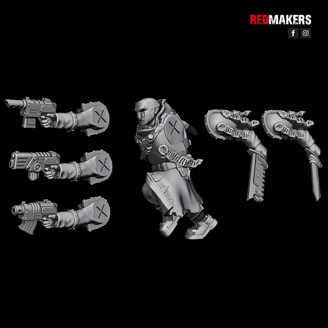 Red Makers Janissaries Squad x10 (Custom Order) - product image 8 of 9