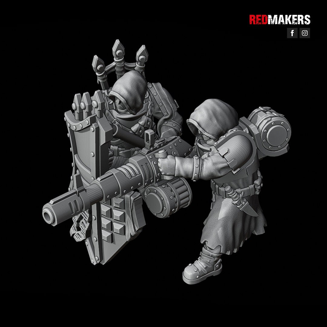 Red Makers Janissaries Heavy Weapon Teams x3 (Custom Order) - product image 2 of 6