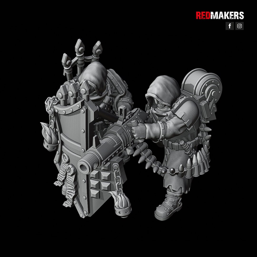 Red Makers Janissaries Heavy Weapon Teams x3 (Custom Order) - product image 6 of 6