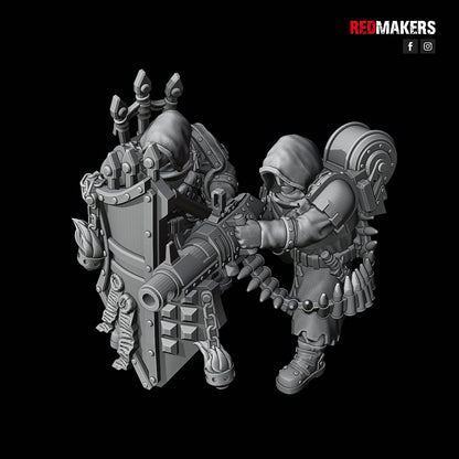 Red Makers Janissaries Heavy Weapon Teams x3 (Custom Order) - product image 6 of 6