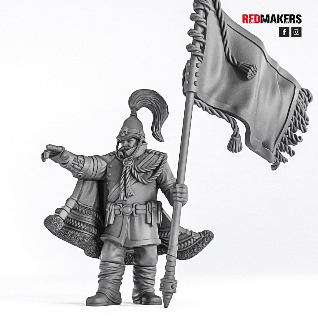 Red Makers Royal Regiment Officer and Command Squad (Custom Order) - product image 6 of 9