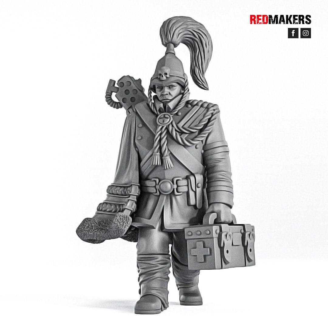 Red Makers Royal Regiment Officer and Command Squad (Custom Order) - product image 5 of 9