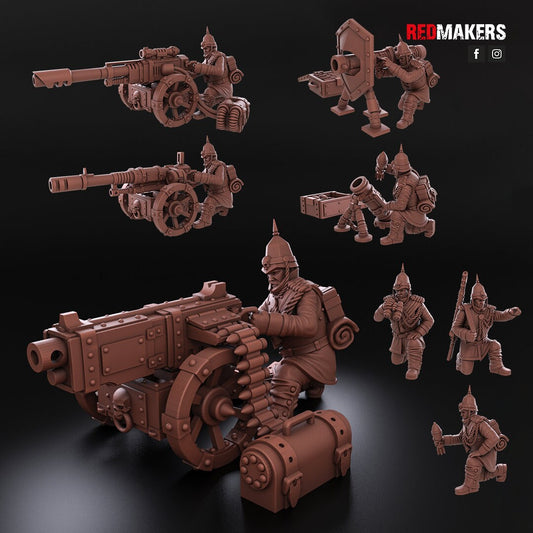 Red Makers Royal Regiment Heavy Support Teams x3 (Custom Order) - product image 1 of 8