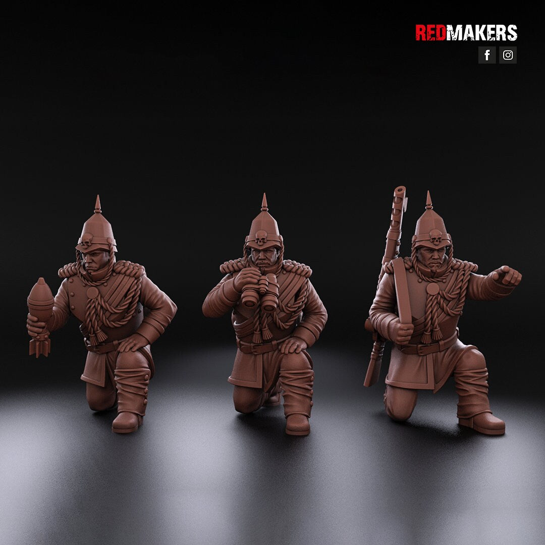 Red Makers Royal Regiment Heavy Support Teams x3 (Custom Order) - product image 7 of 8