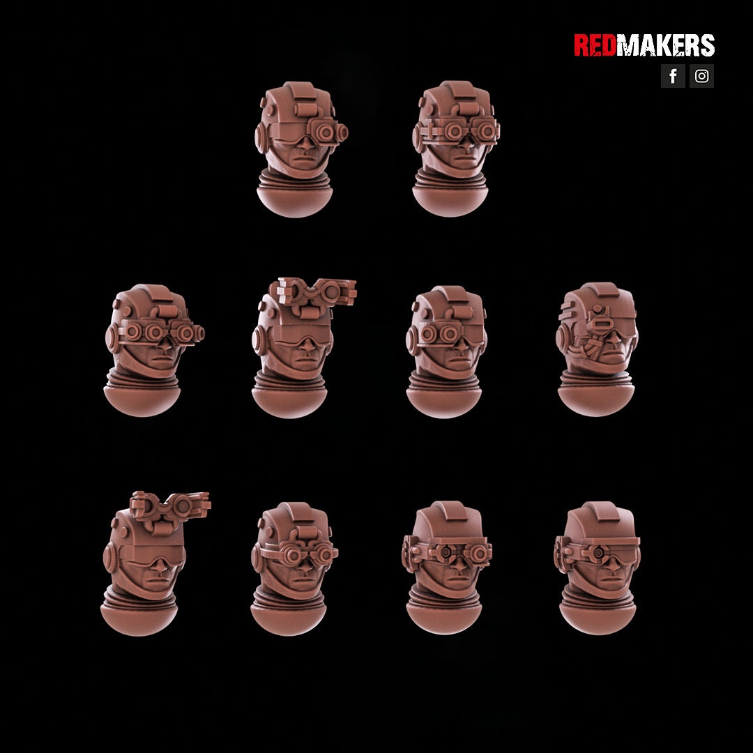 Red Makers - Airborne Division Snipers x3 (Custom Order)