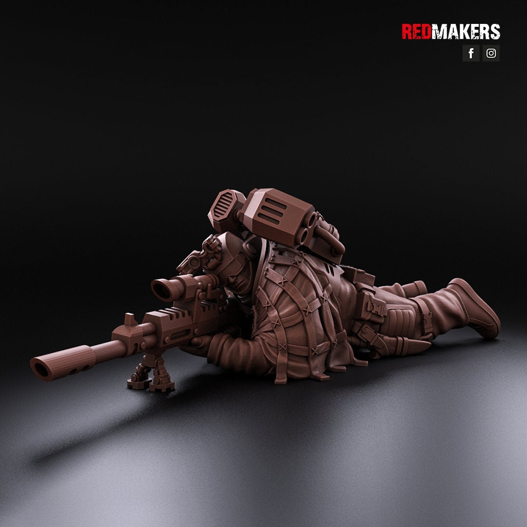Red Makers Airborne Division Snipers x3 (Custom Order) - product image 2 of 9