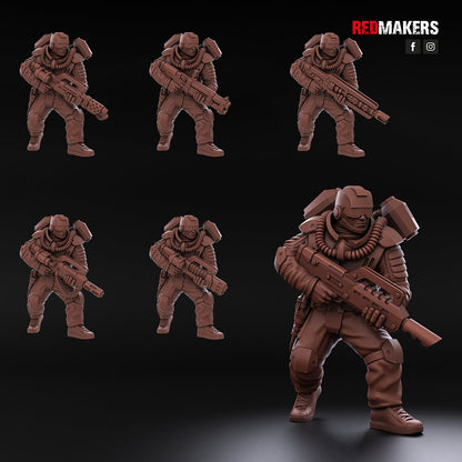 Red Makers Airborne Division Squad x10 (Custom Order) - product image 5 of 9