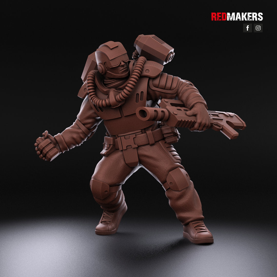 Red Makers Airborne Division Squad x10 (Custom Order) - product image 3 of 9