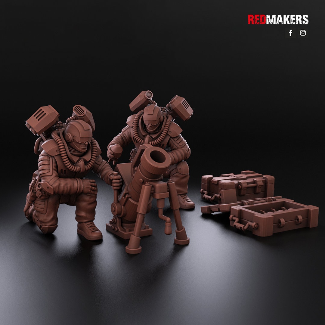 Red Makers - Airborne Division Heavy Support Teams x3 (Custom Order)