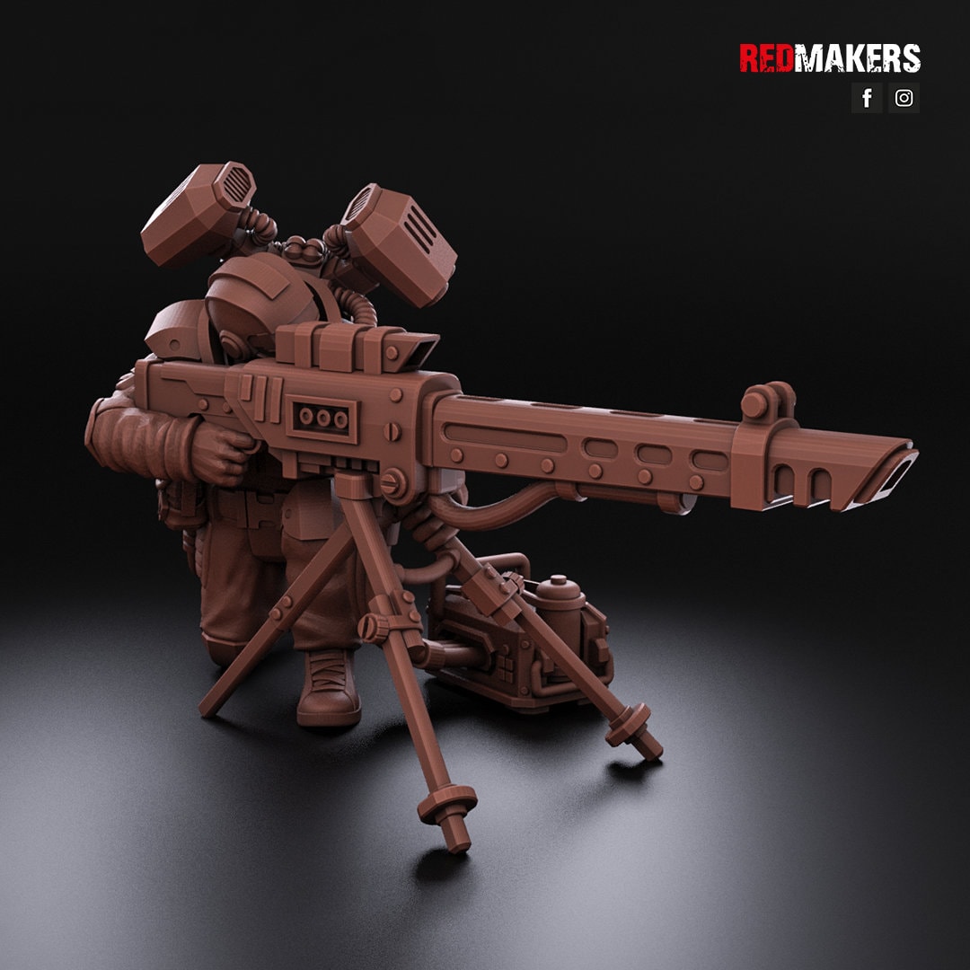 Red Makers - Airborne Division Heavy Support Teams x3 (Custom Order)