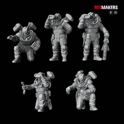 Red Makers Airborne Division Heavy Support Teams x3 (Custom Order) - product image 7 of 9