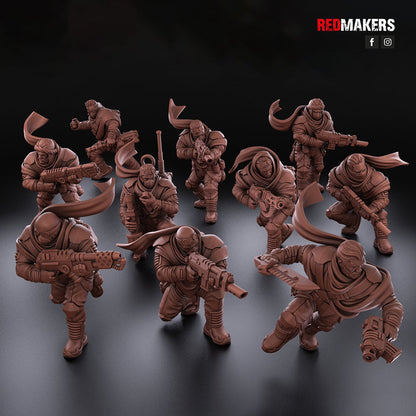 Red Makers Desert Raiders Squad x10 (Custom Order) - product image 5 of 8