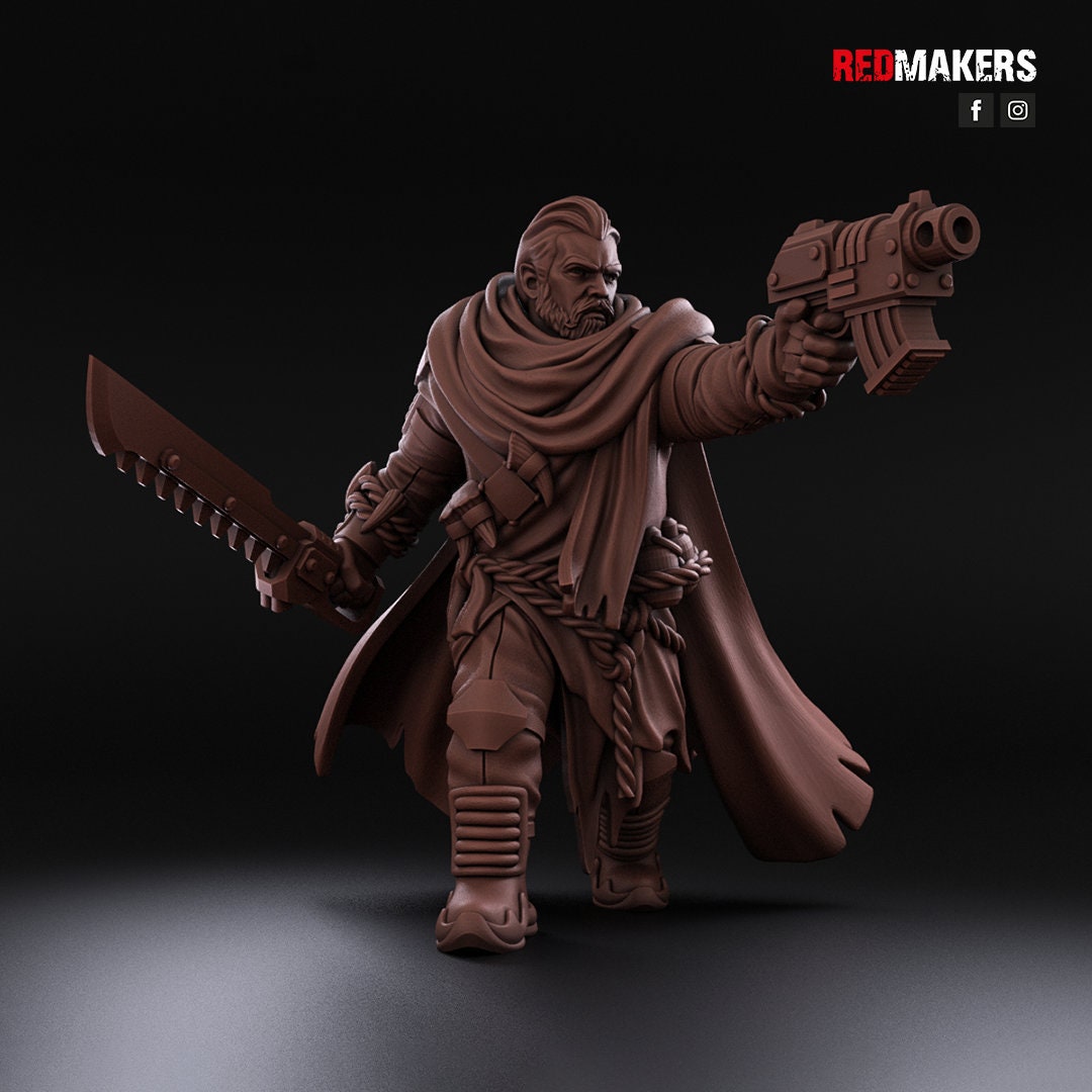 Red Makers Desert Raiders Officer and Command Squad (Custom Order) - product image 5 of 8