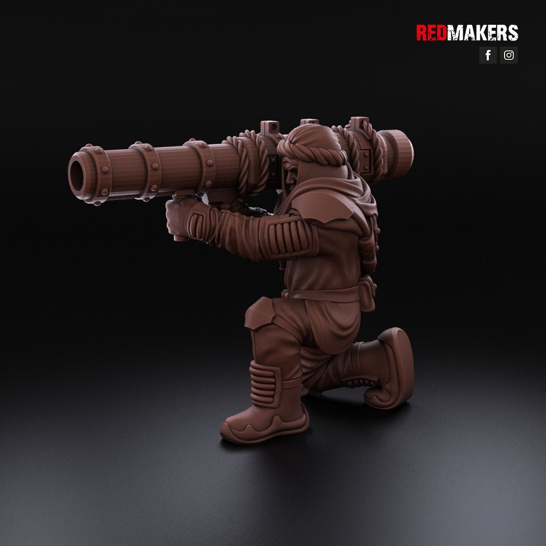 Red Makers Desert Raiders Heavy Support Teams x3 (Custom Order) - product image 7 of 8