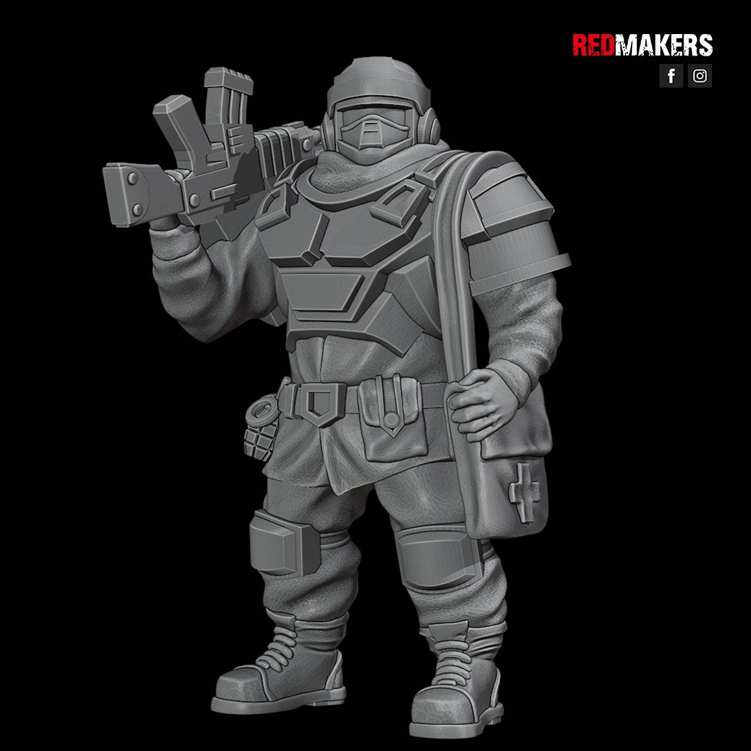 Red Makers Alpha Troops Officer and Command Squad (Custom Order) - product image 8 of 8