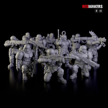 Red Makers Alpha Troops Squad x10 (Custom Order) - product image 1 of 10