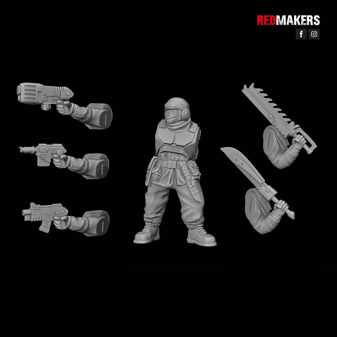 Red Makers Alpha Troops Squad x10 (Custom Order) - product image 7 of 10