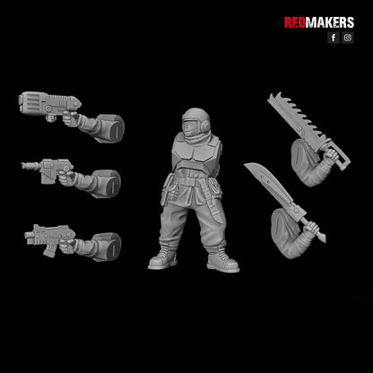 Red Makers Alpha Troops Squad x10 (Custom Order) - product image 7 of 10
