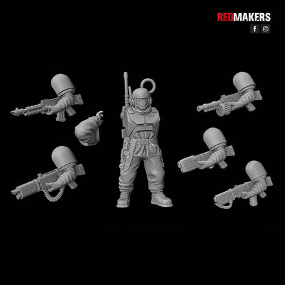 Red Makers Alpha Troops Squad x10 (Custom Order) - product image 8 of 10