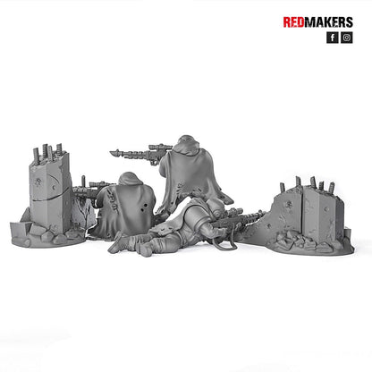 Red Makers - Alpha Troops Snipers x3 (Custom Order)