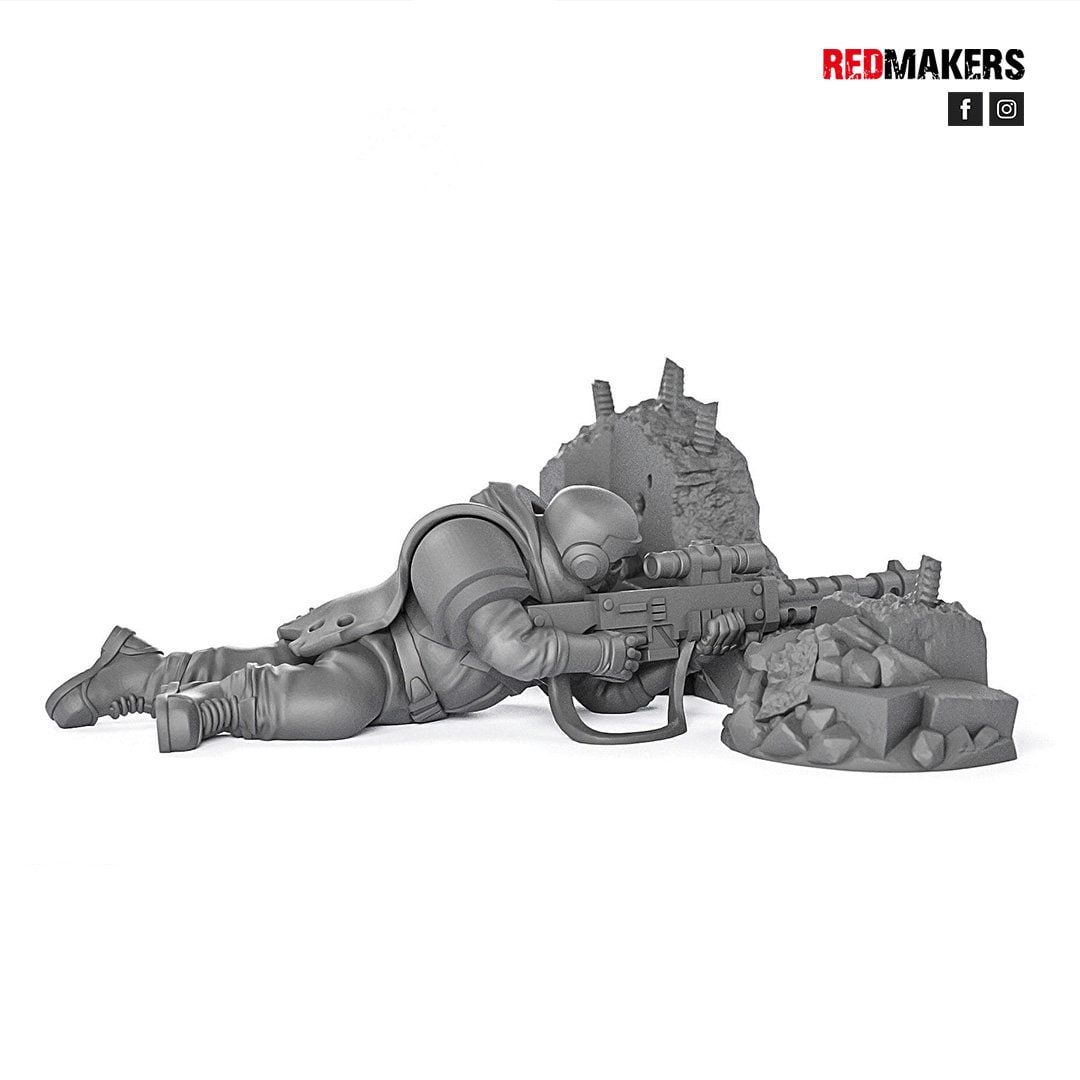 Red Makers - Alpha Troops Snipers x3 (Custom Order)