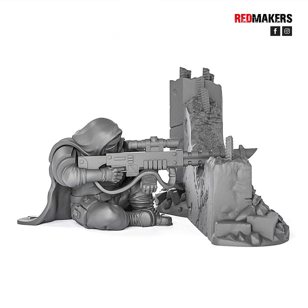 Red Makers Alpha Troops Snipers x3 (Custom Order) - product image 6 of 6
