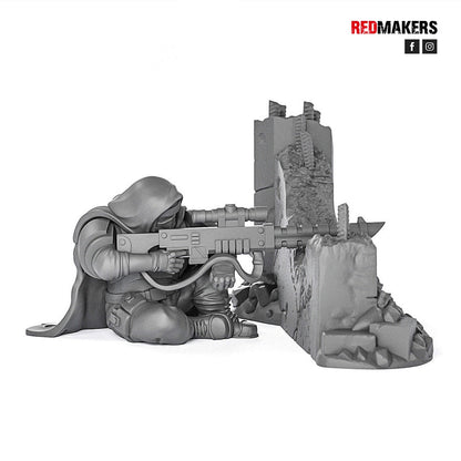Red Makers Alpha Troops Snipers x3 (Custom Order) - product image 6 of 6