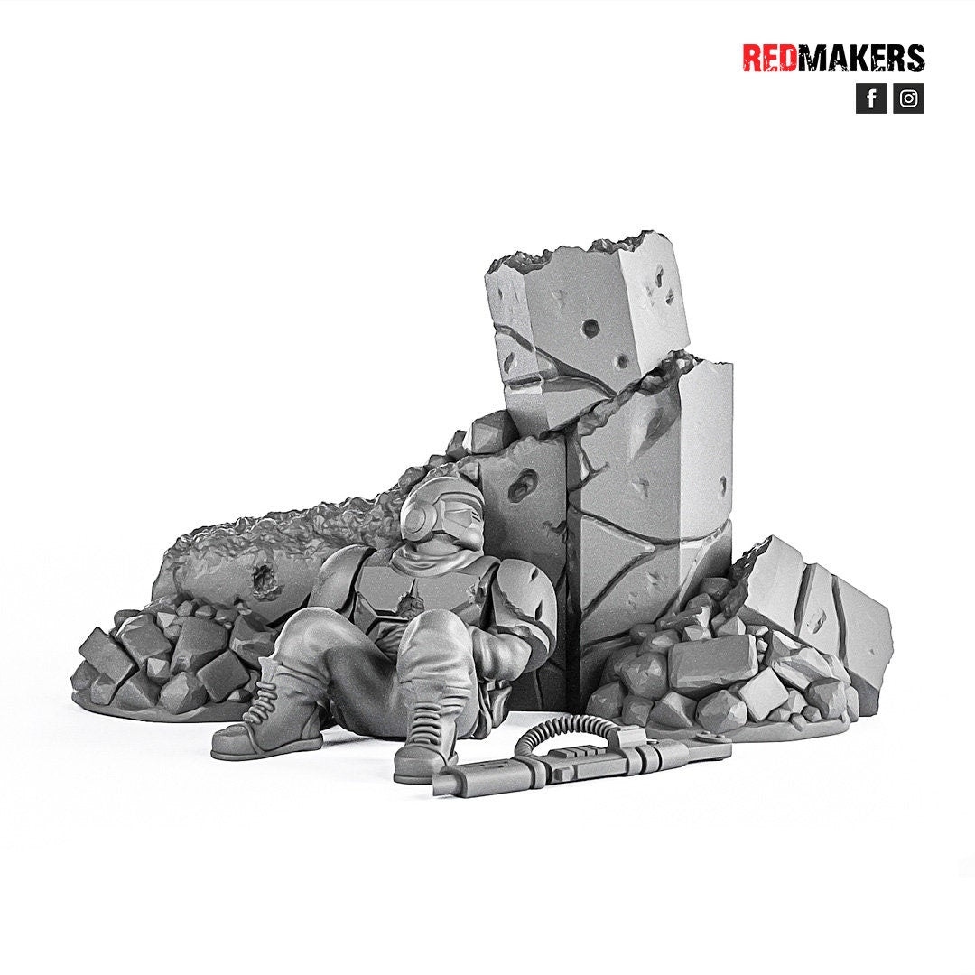 Red Makers Alpha Troops Slain Soldiers x5 (Custom Order) - product image 4 of 5