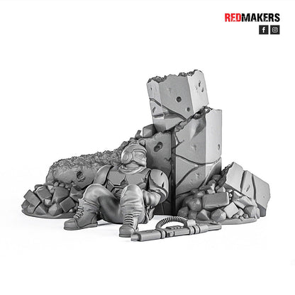 Red Makers Alpha Troops Slain Soldiers x5 (Custom Order) - product image 4 of 5