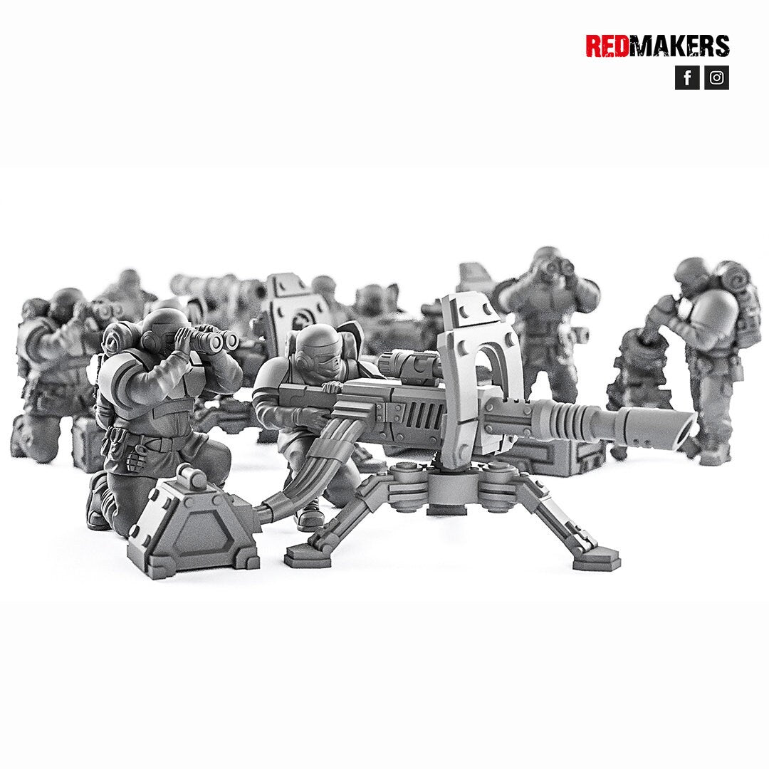 Red Makers - Alpha Troops Heavy Support Teams x3 (Custom Order)