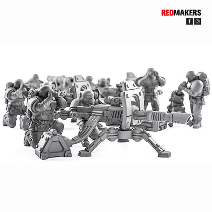 Red Makers Alpha Troops Heavy Support Teams x3 (Custom Order) - product image 4 of 7