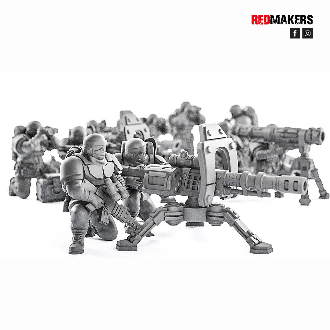 Red Makers - Alpha Troops Heavy Support Teams x3 (Custom Order)
