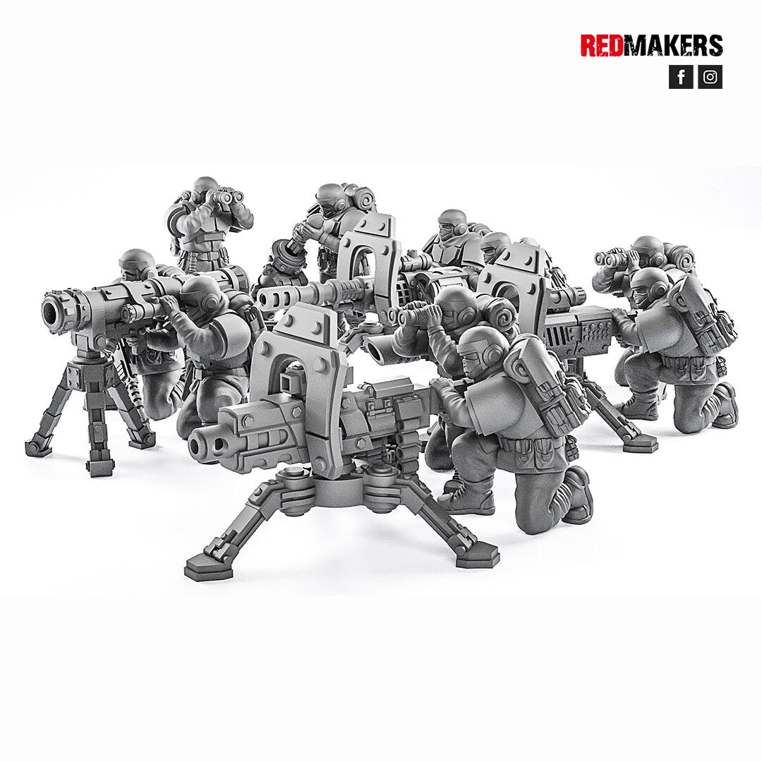 Red Makers Alpha Troops Heavy Support Teams x3 (Custom Order) - product image 5 of 7