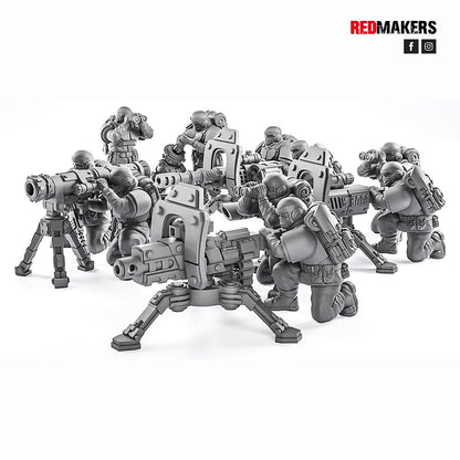 Red Makers Alpha Troops Heavy Support Teams x3 (Custom Order) - product image 5 of 7
