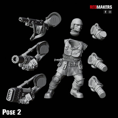 Red Makers Shock Troops Squad x10 (Custom Order) - product image 4 of 10