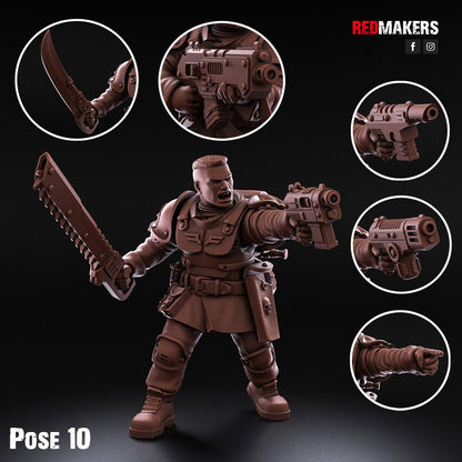 Red Makers Shock Troops Squad x10 (Custom Order) - product image 5 of 10