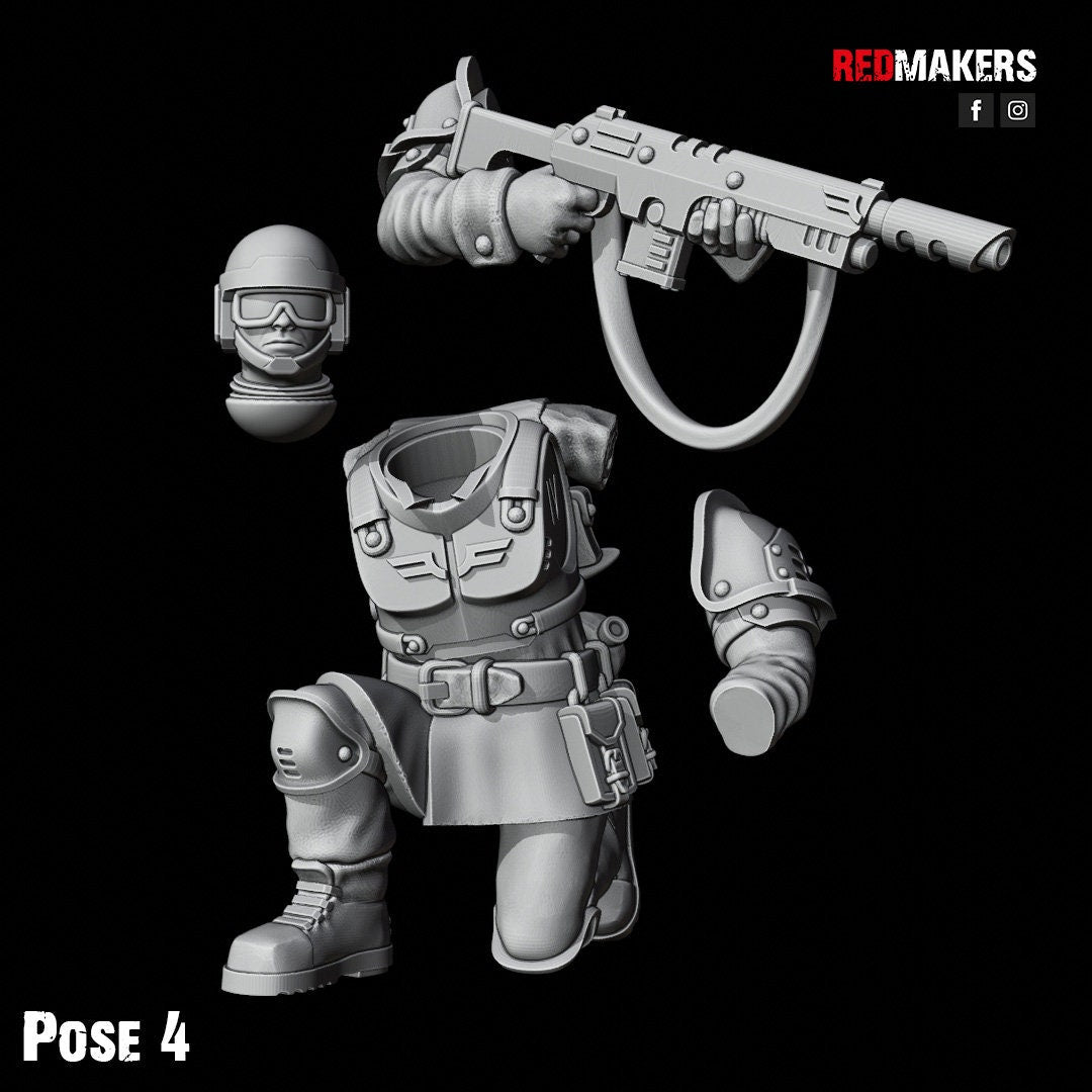 Red Makers Shock Troops Squad x10 (Custom Order) - product image 9 of 10