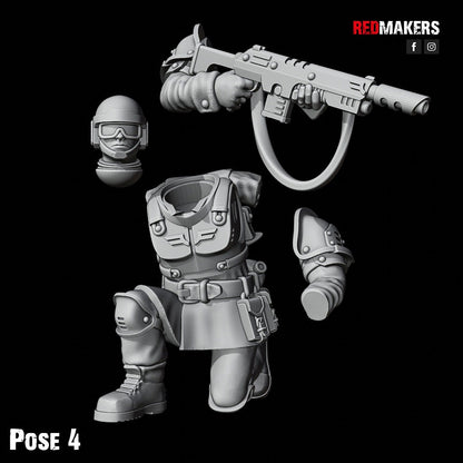 Red Makers Shock Troops Squad x10 (Custom Order) - product image 9 of 10