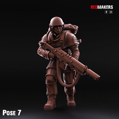 Red Makers Shock Troops Female Squad x10 (Custom Order) - product image 5 of 9