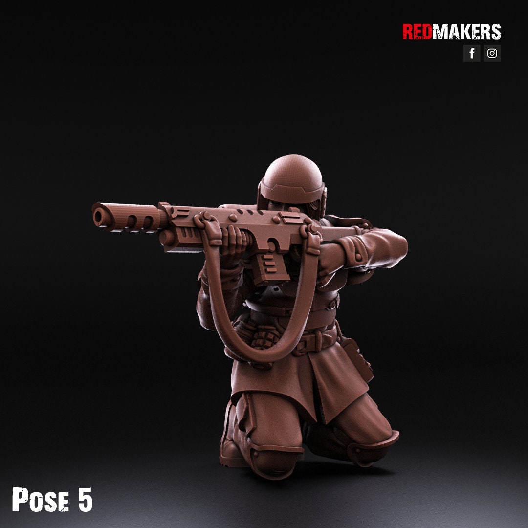 Red Makers Shock Troops Female Squad x10 (Custom Order) - product image 3 of 9