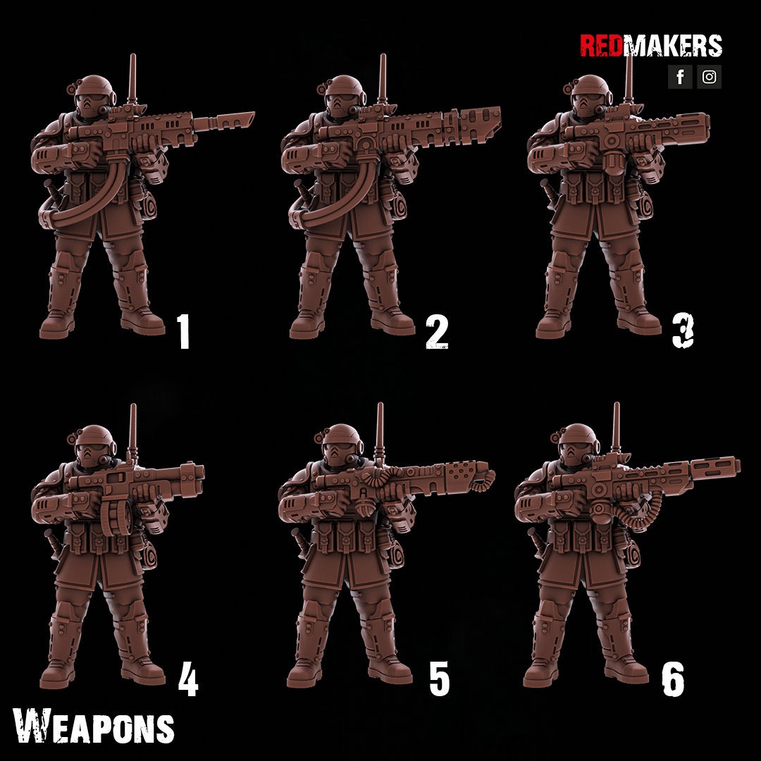 Red Makers Shock Troops Elite Squad x10 (Custom Order) - product image 6 of 7