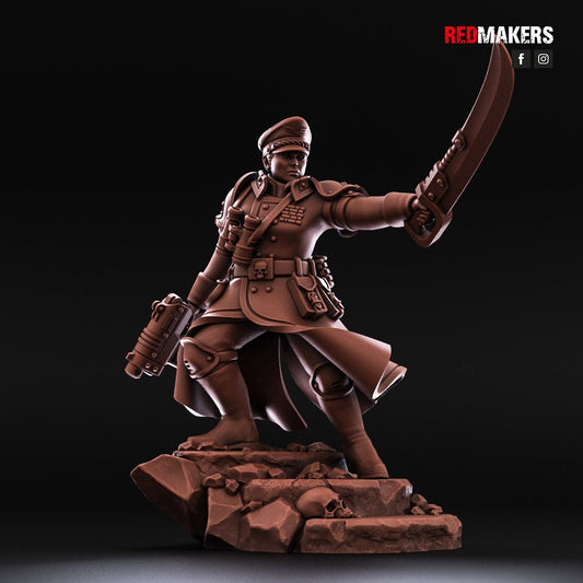 Red Makers Shock Troops Female Officer and Command Squad (Custom Order) - product image 1 of 10
