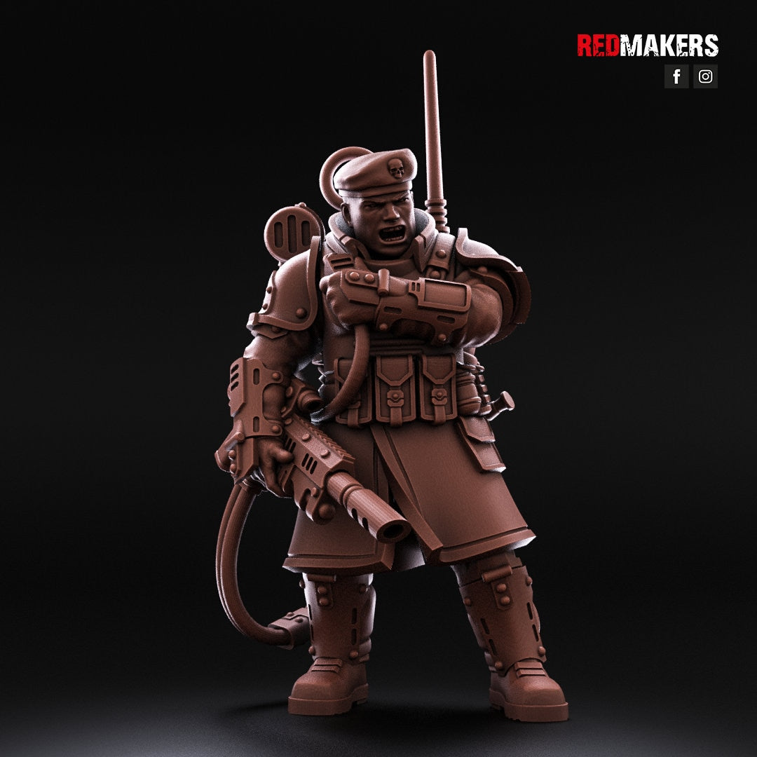 Red Makers Shock Troops Elite Command Squad x4 (Custom Order) - product image 9 of 10