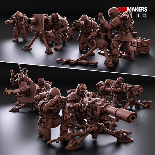 Red Makers Shock Troops Heavy Support Teams x3 (Custom Order) - product image 1 of 10