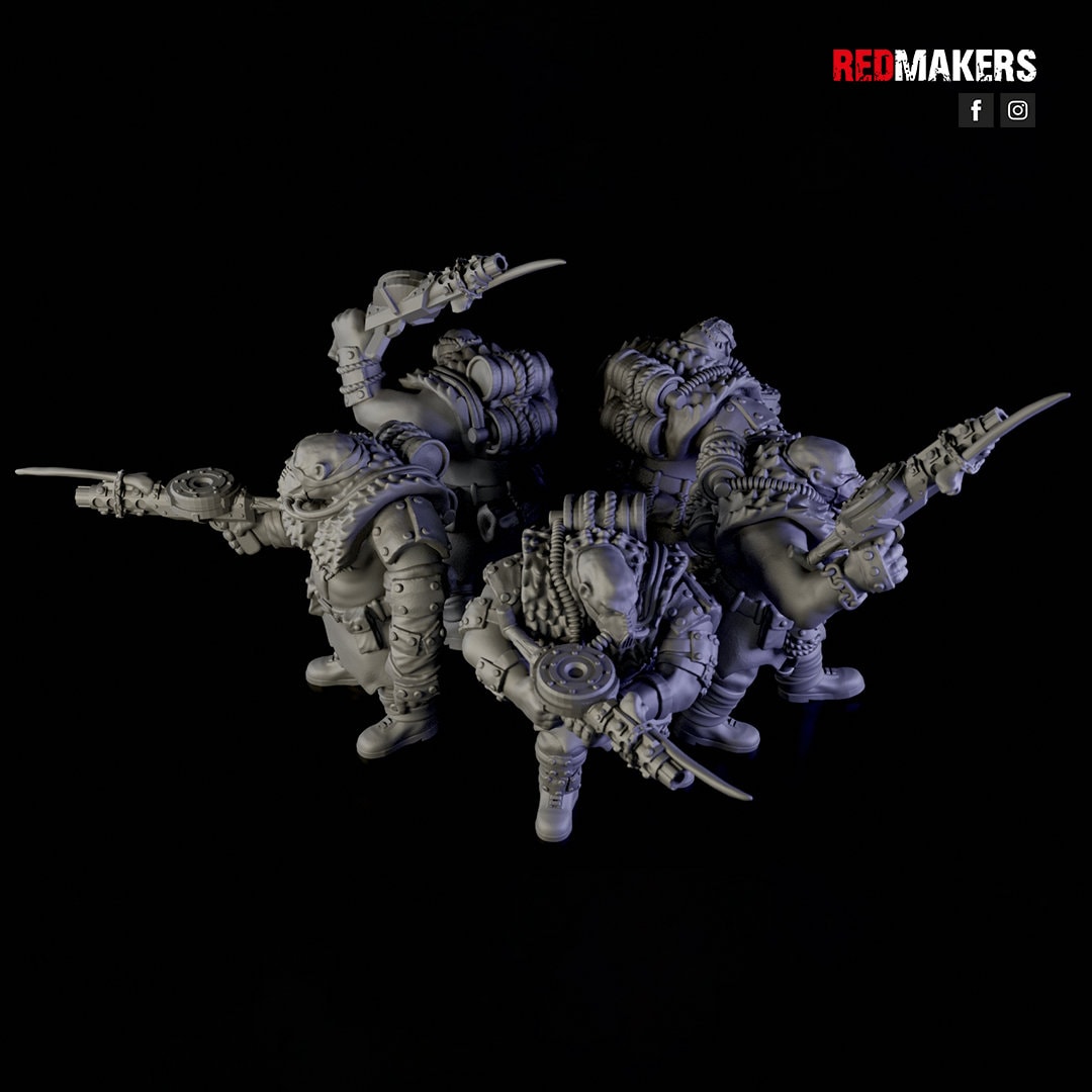 Red Makers Abhuman Giant Squad x5 (Custom Order) - product image 2 of 7