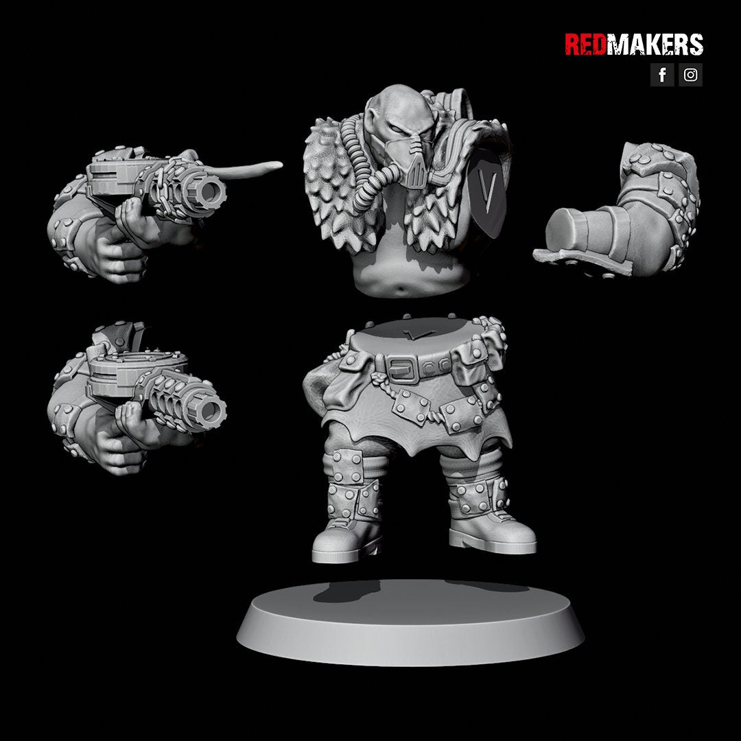 Red Makers Abhuman Giant Squad x5 (Custom Order) - product image 7 of 7