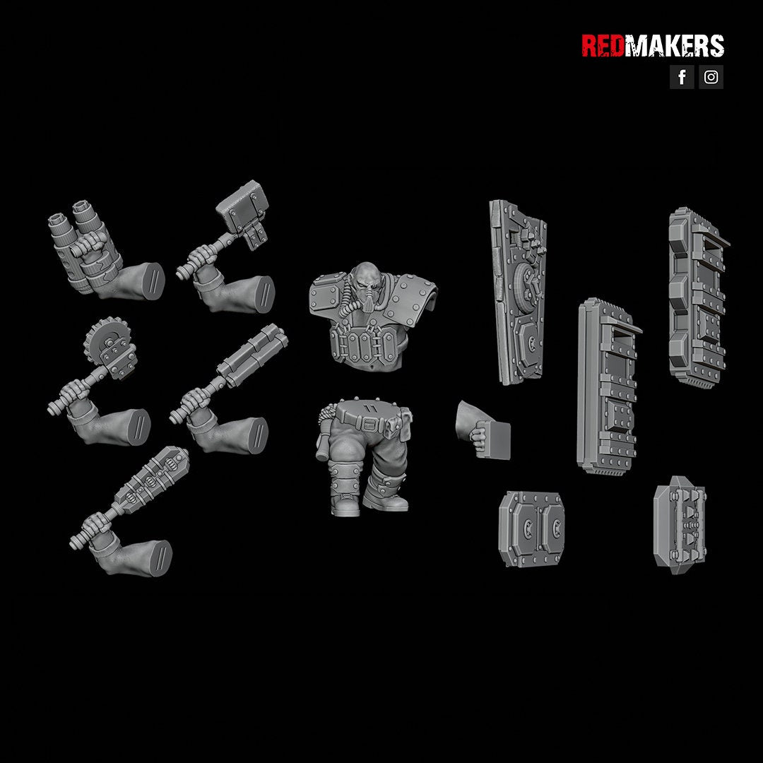 Red Makers Armoured Abhuman Giant Squad V1 x5 (Custom Order) - product image 6 of 6